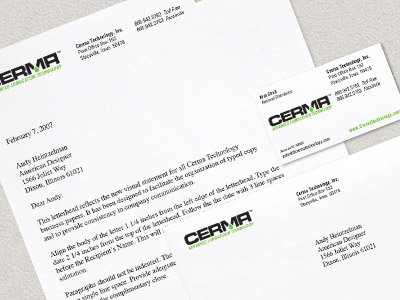 Cerma Technologies Stationery