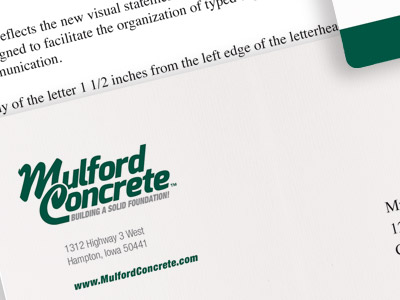 Mulford Concrete Stationery