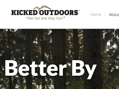Kicked Outdoors Website
