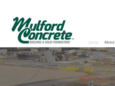 Mulford Concrete Website